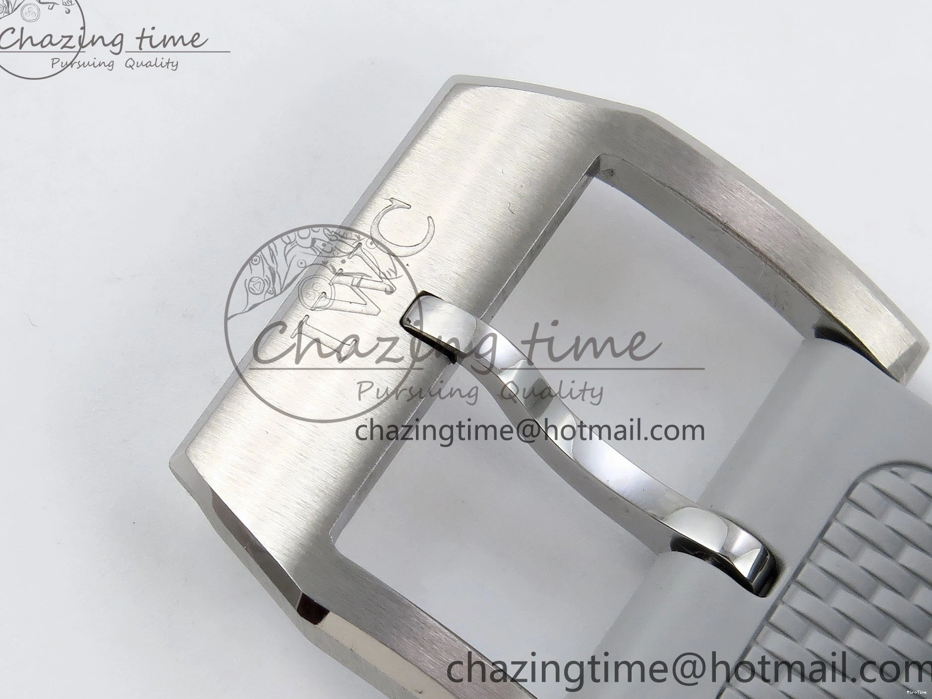 MIROTIME 0403 Portuguese Chrono IW3716 Z+F 1:1 Best Edition White Dial on Gray Rubber Strap A WrinkleFree 7014